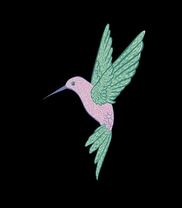 Colibrí — inspiración de los jardines de Giverny